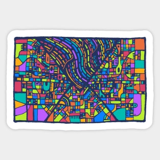 City Blocks Sticker